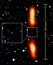 GMRT discovers a dying, giant radio galaxy 9 billion light years away!