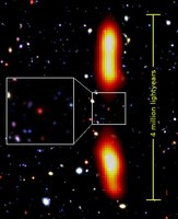 GMRT discovers a dying, giant radio galaxy 9 billion light years away!