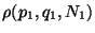 $\displaystyle \rho(p_1, q_1, N_1)$
