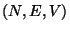 $(N, E, V)$