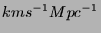 $km s^{-1} Mpc^{-1}$